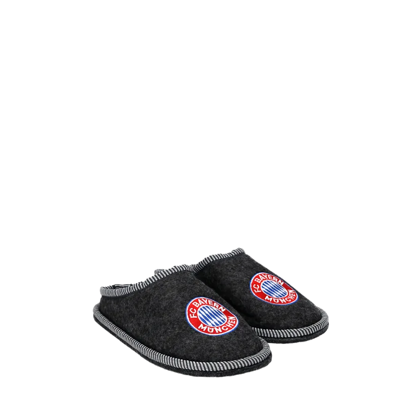 FC Bayern Mníchov papuče tmavosivé detské