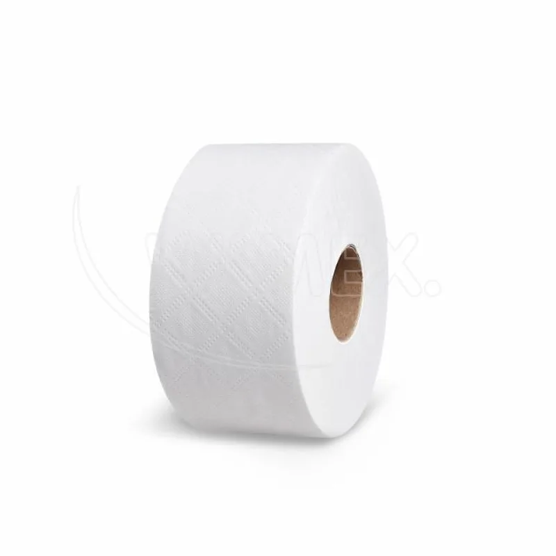 NEPOSÍLÁME - Toaletní papír JUMBO 2-vrstvý tissue Ø 18 cm, návin 100 m, bílý [12 ks] (60318) Pouze vlastní odvoz nebo rozvoz Náchod a okolí do 12-ti