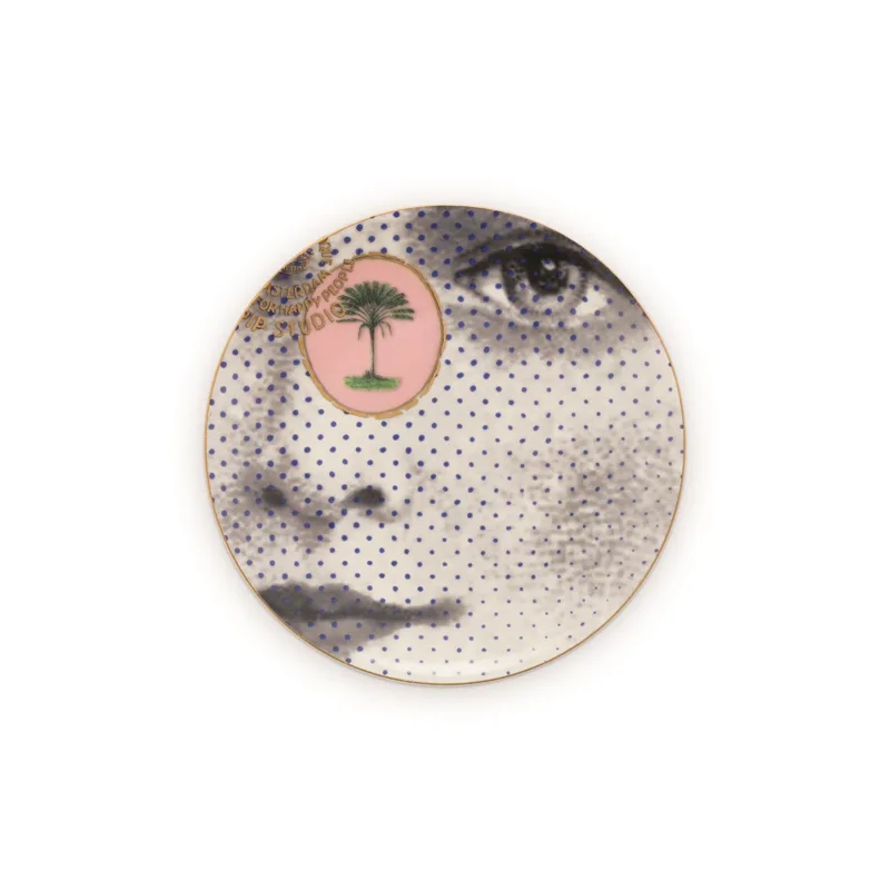 Pip Studio Heritage talíř Ø12cm, černo-bílý