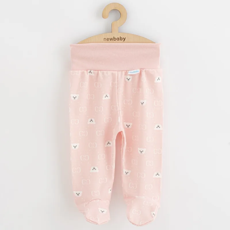 Dojčenské polodupačky New Baby Classic II medvedík biely