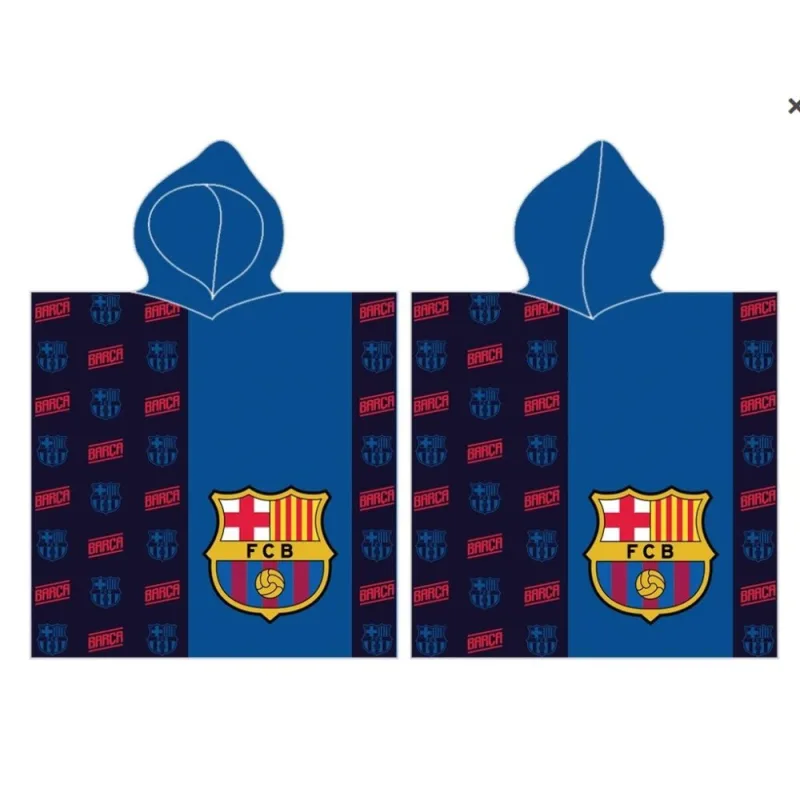 Futbalové pončo FC Barcelona Blue