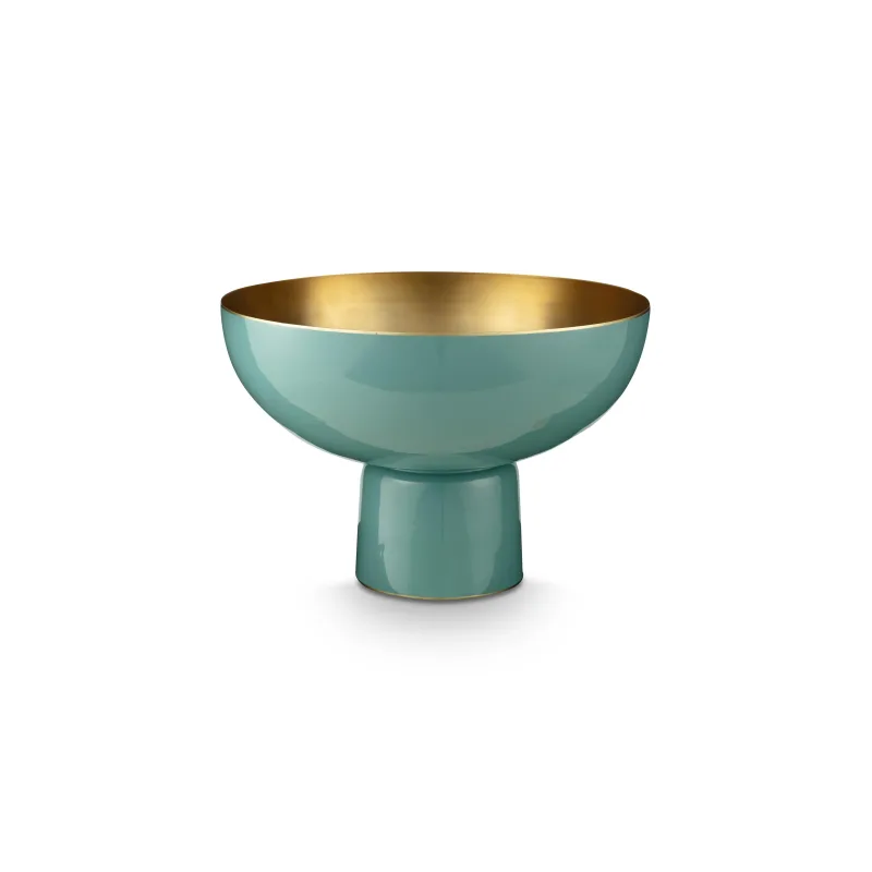 Pip Studio kovový podnos 20x30cm, světle modrý