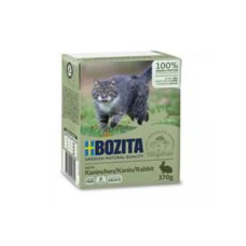 Bozita Cat kousky v omáčce s králičí Tetrapak 370g