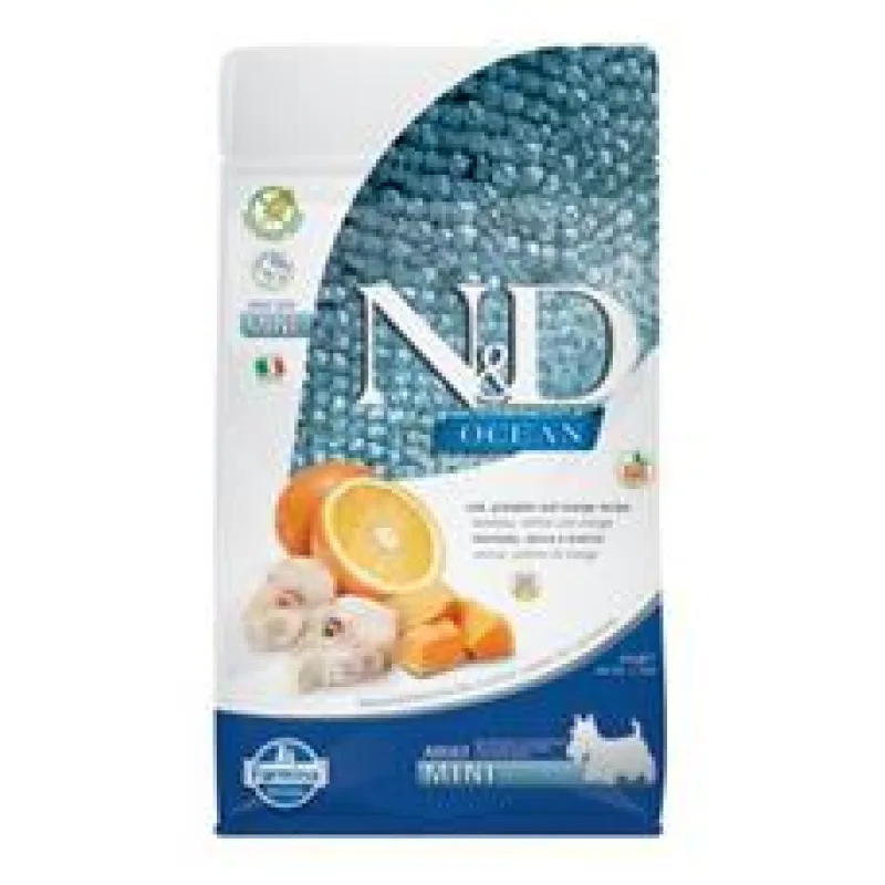 N&D OCEAN DOG Adult Mini Codfish&Pumpkin&Orange 7 kg