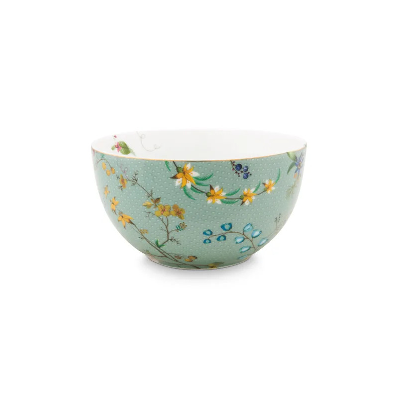 Pip Studio Jolie Flowers Blue, miska ∅12cm, modrý
