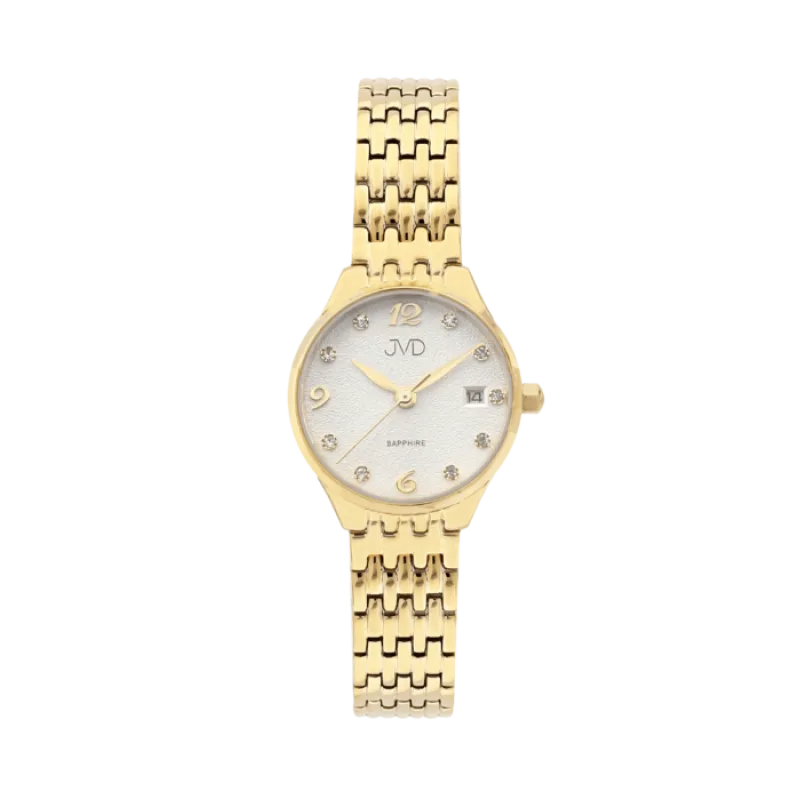 Dámské luxusní náramkové designové hodinky JVD JG1015.3 se safírovým sklem