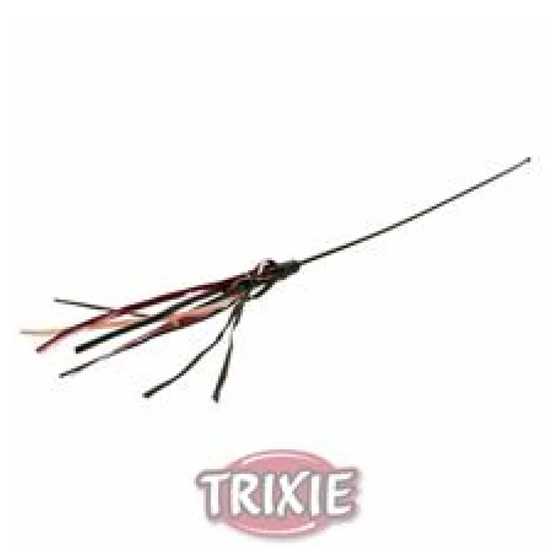 Škádlítko s koženými třásněmi 1 ks