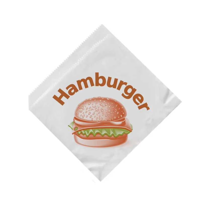 Papírové sáčky na hamburger 16 x 16 cm [500 ks] (71540-10D)