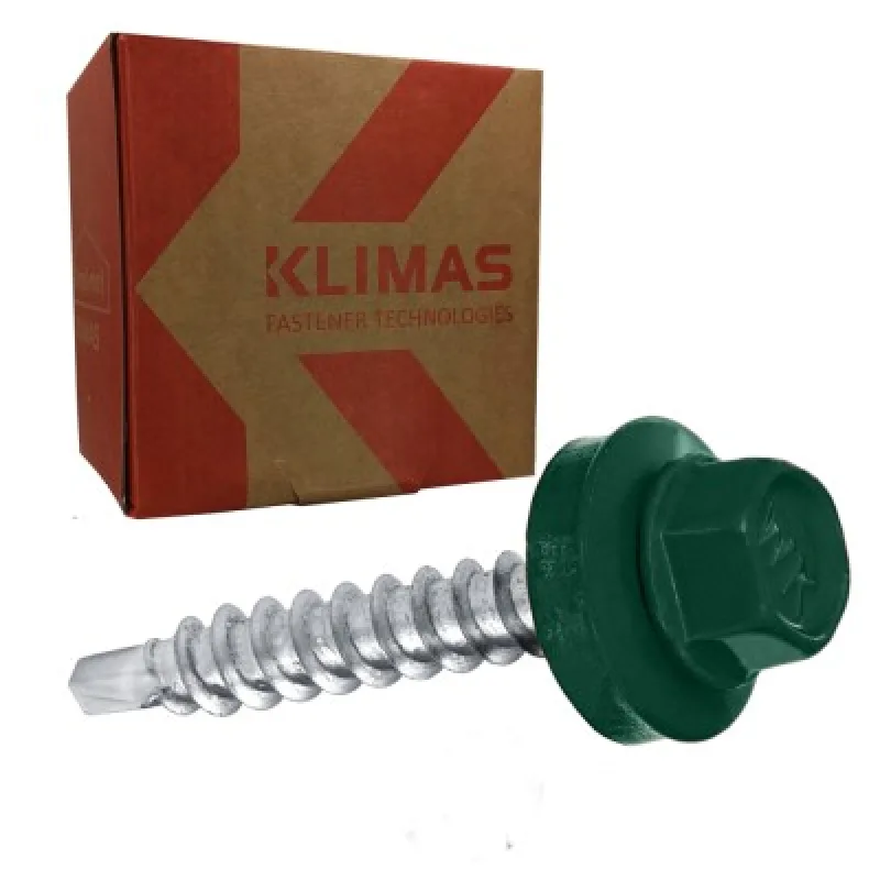 Klimas TEX 4,8 x 25 machovo-zelená RAL 6005
