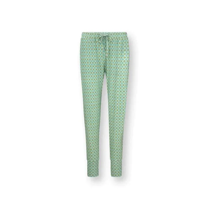 Pip Studio Bobien dlouhé kalhoty Mojo, zelené