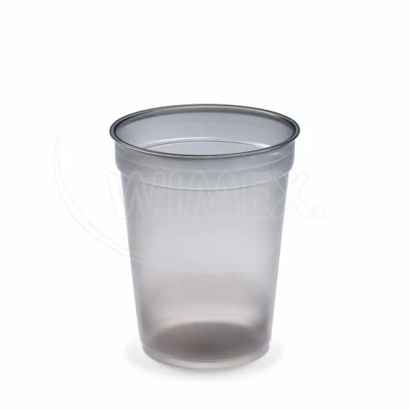 Kelímek vratný 0,4 l Reware Cheers, kouřový (PP) průměr 95mm [25 ks] (PP751)