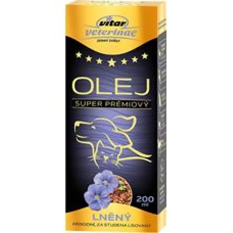 VITAR Veterinae Lněný olej 500 ml
