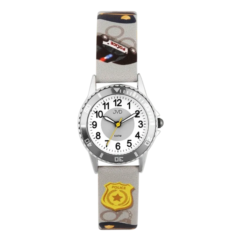 JVD Dětské policejní chlapecké náramkové hodinky POLICISTA JVD J7232.3