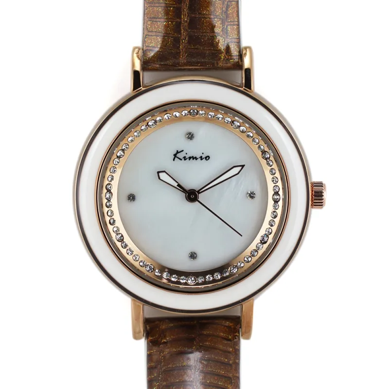 MPM Trendy hodinky s perleťovým číselníkem zdobeným zirkony W02K.10521.D