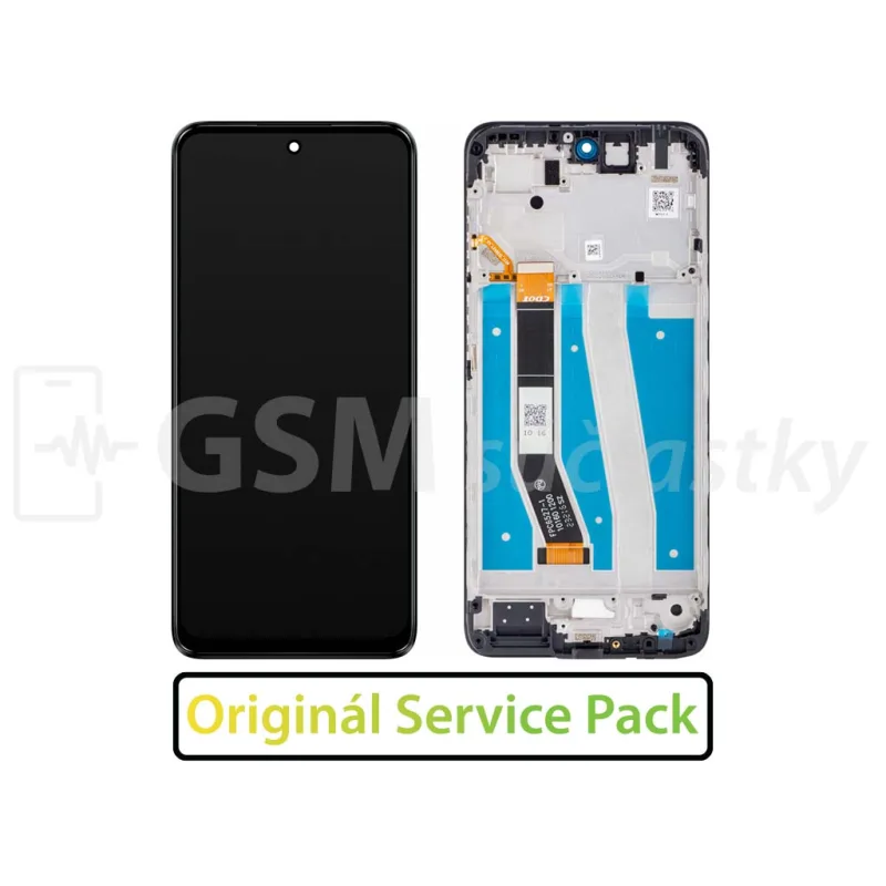 LCD displej + Dotykové sklo Motorola Moto G14 + Rám