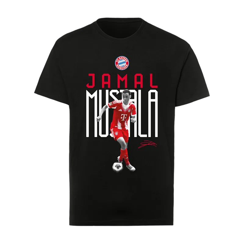 FC Bayern Mníchov Jamal Musiala tričko čierne pánske