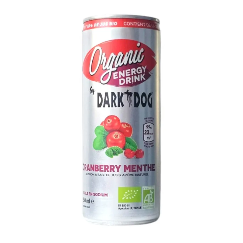 Dark Dog Organic Cranberry Menthe 250ml