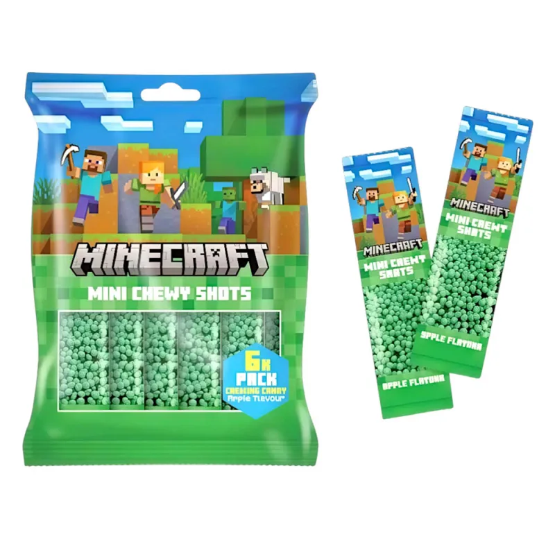 Minecraft Mini Chewy Shots 90g