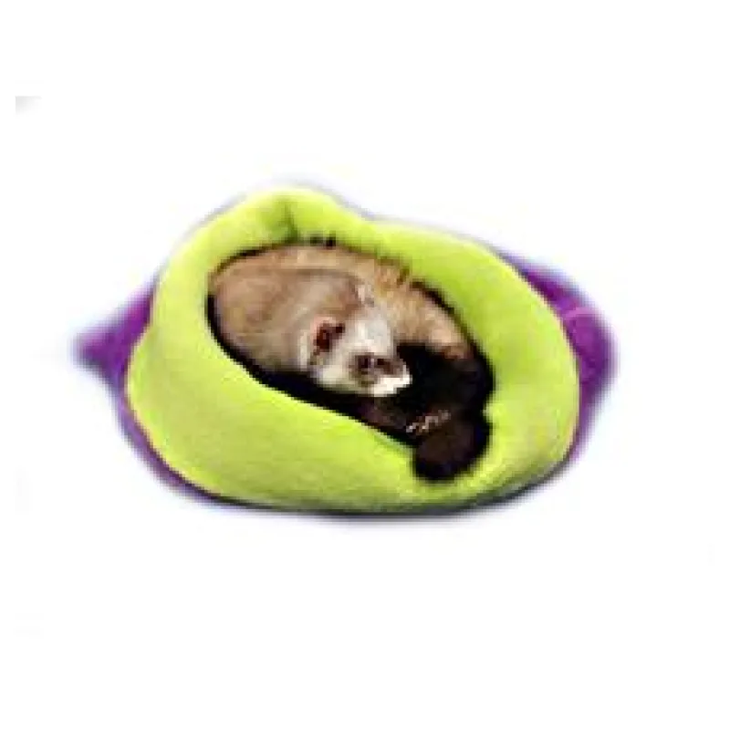 Marysa pelíšek 3v1 pro fretky, fialový/světle zelený