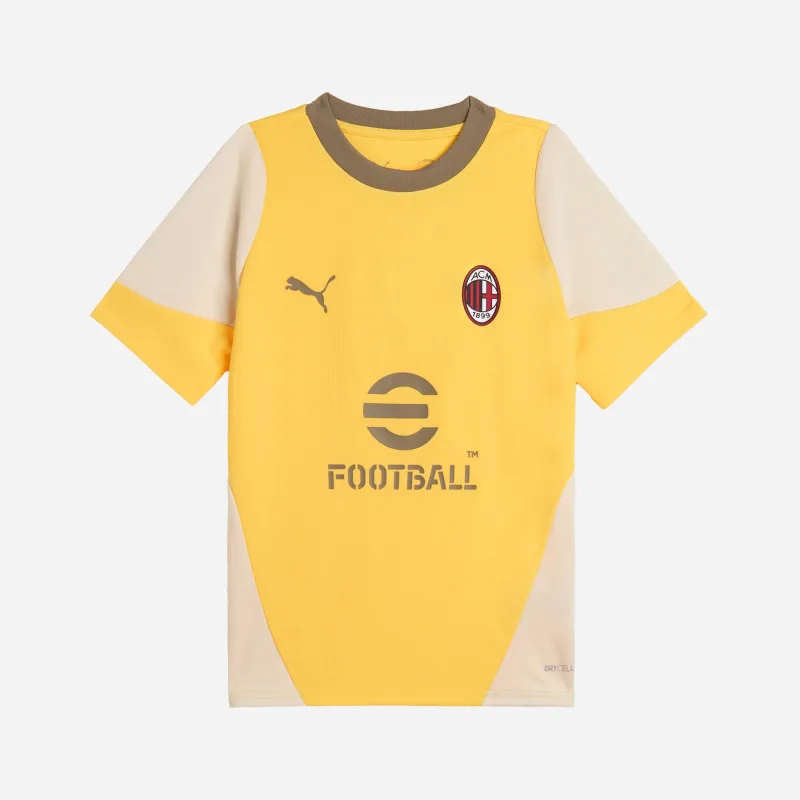 Puma AC Miláno (AC Milan) tréningový dres žltý detský 2025-2026