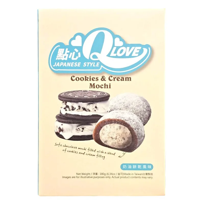 QLove Cookies & Cream Mochi 180g