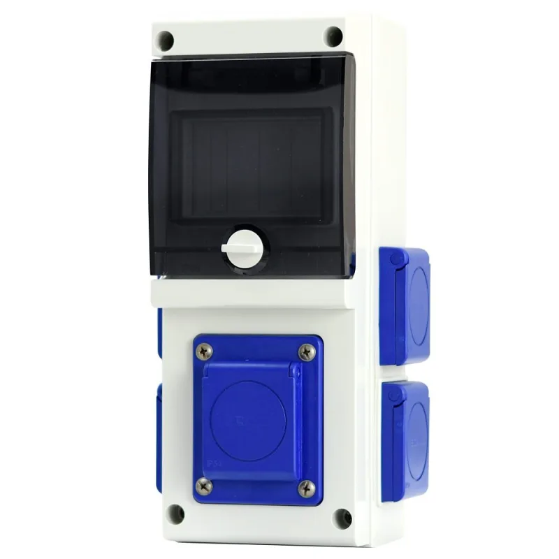 SCAME-SK, s.r.o. SCAME Zásuvková rozvodnica 632.2WW 5x230V - B1 s okienkom