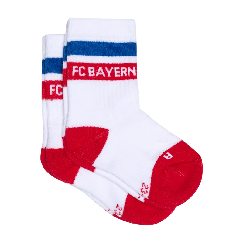 Bayern München - Bayern Mníchov ponožky biele detské (2 páry v balení) - SKLADOM