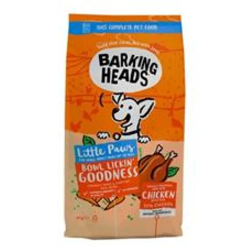 BARKING HEADS Little Paws Bowl Lickin Good Chick 6 kg