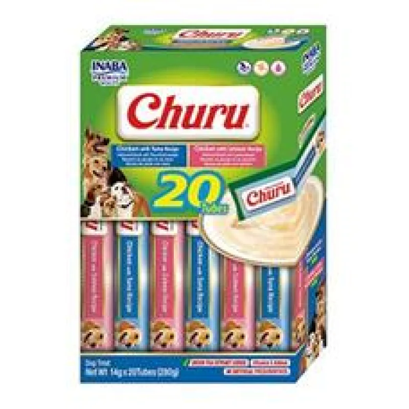Churu Dog BOX Chicken with Seafoods Variety 20x14g