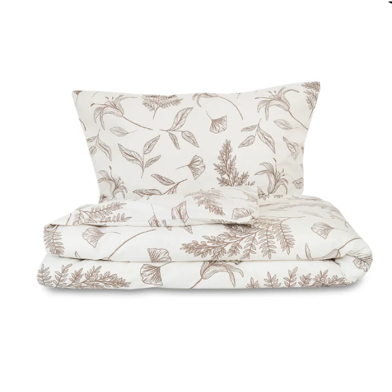 Flanelové obliečky ĽALIA béžová 200x220/2x70x90 cm