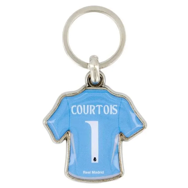 Real Madrid Thibaut Courtois kľúčenka / prívesok na kľúče - SKLADOM