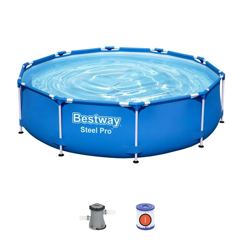Bestway Bazén Bestway® Steel Pro™, 56679, kartušová filtrácia, 305x76 cm