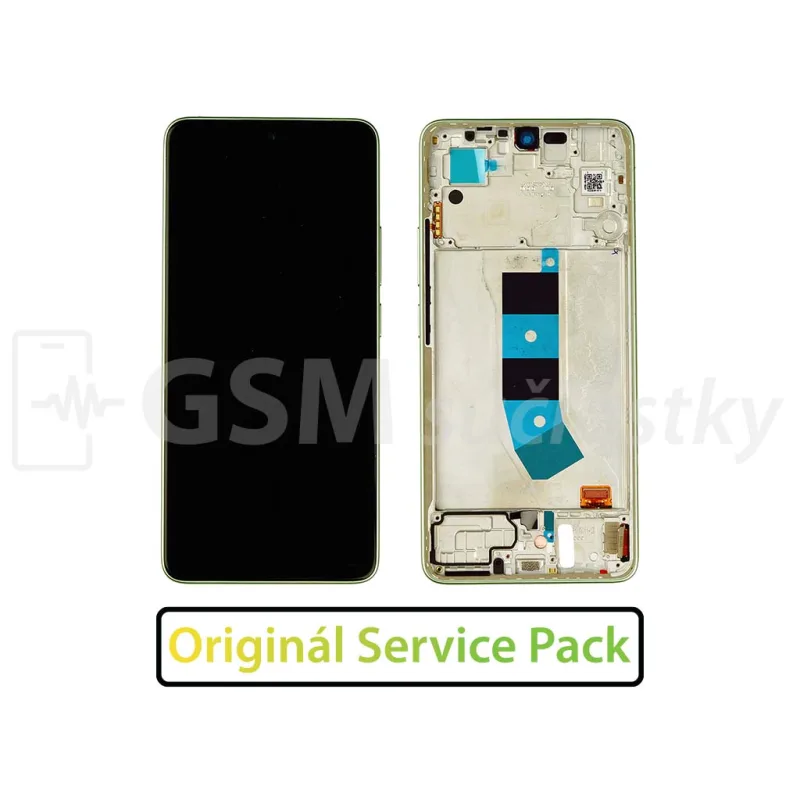 LCD Displej + Dotykové sklo + Rám Xiaomi Redmi Note 13 4G - originál Farba: Zelená