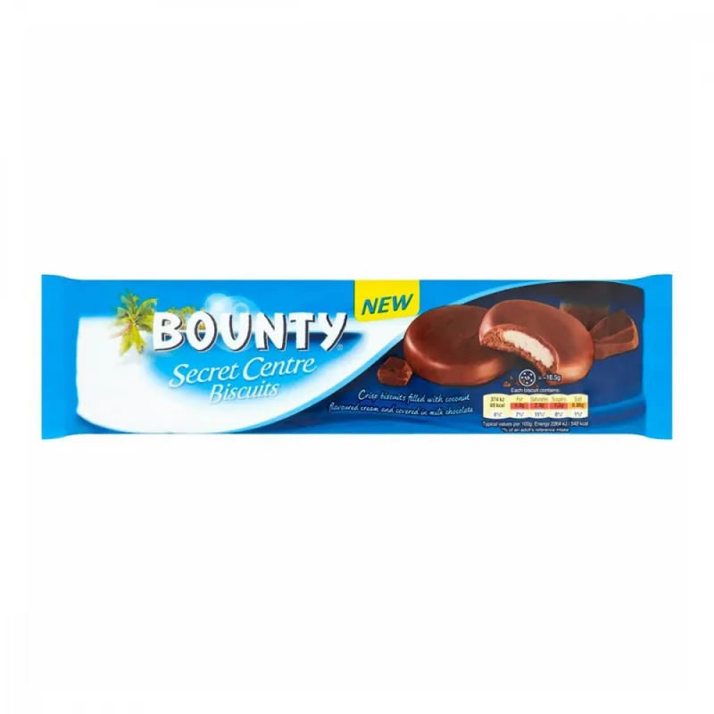 Bounty Secret Centre Biscuits 132g