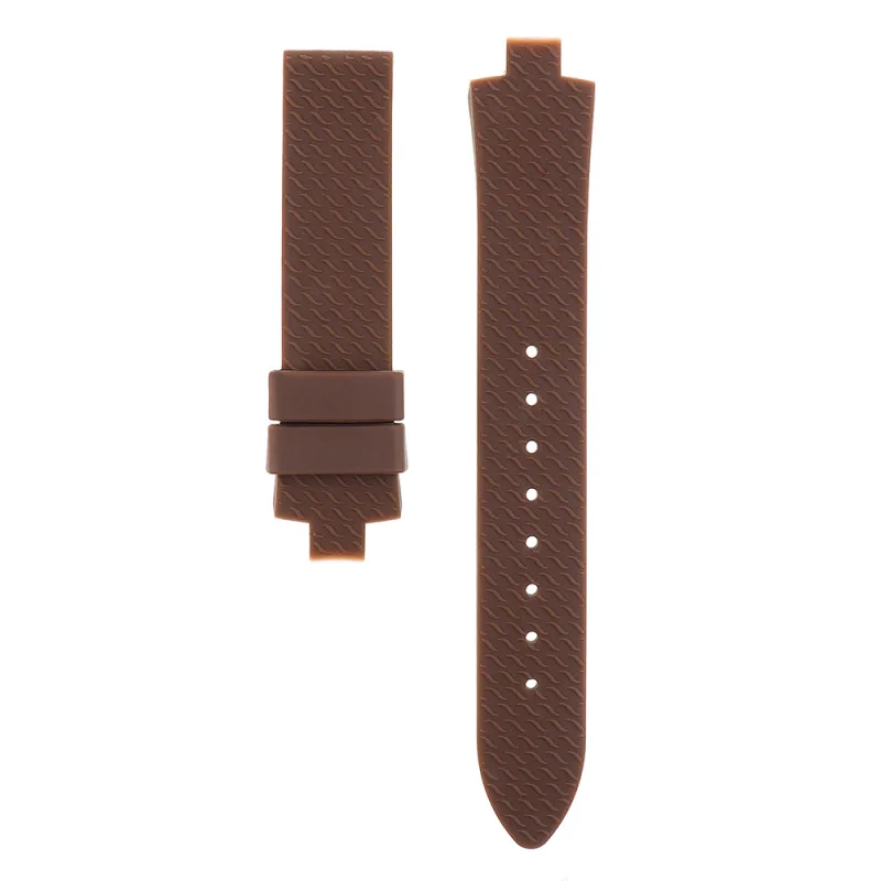 PRIM Antialergenní natahovací gumový řemínek k hodinkám PRIM Preciosa RC.17009 (18 mm) - hnědý - PRIM Preciosa Amenity RC.17009.1816.5050.L