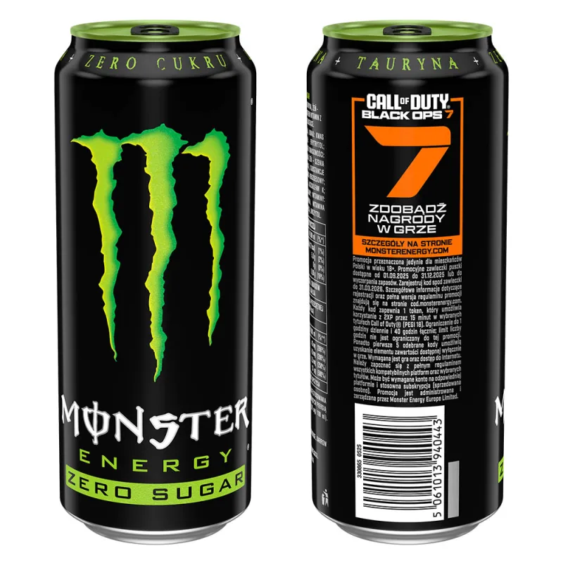 Monster Zero Sugar "COD:BO7" 500ml PL