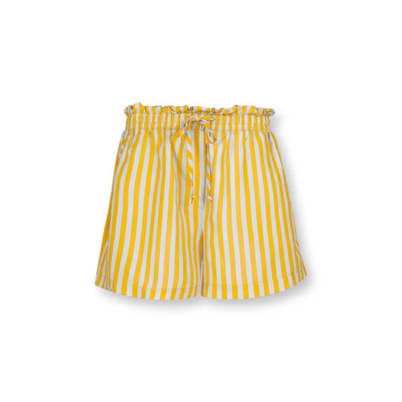 Pip Studio Bonita Kraťasy Sumo Stripe, žluté