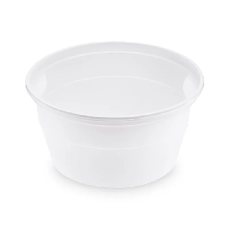 Polévková miska bílá (PP) 500 ml, Ø 127 mm [50 ks] (74315)