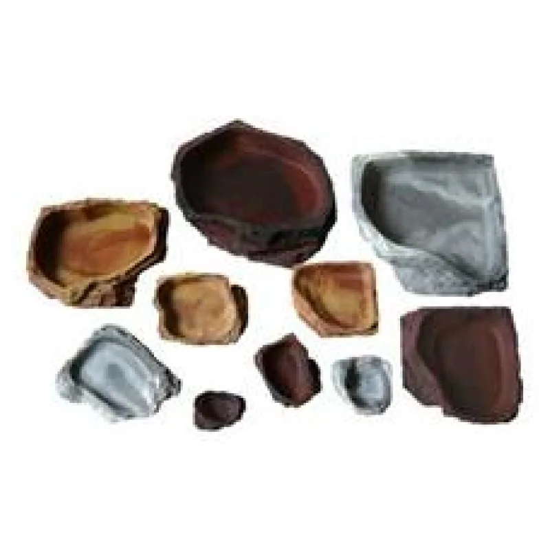 Lucky Reptile nádobky pro krmení a napájení Granite mini cca. 8x6x2 cm