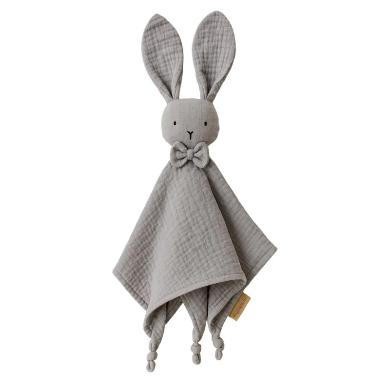 Mušelínový usínáčik New Baby Rabbit grey