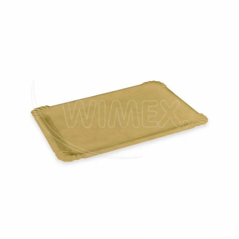 Papírové tácky (FSC Mix) nepromastitelné kraft 13 x 20 cm `č.4` [250 ks] (48004)