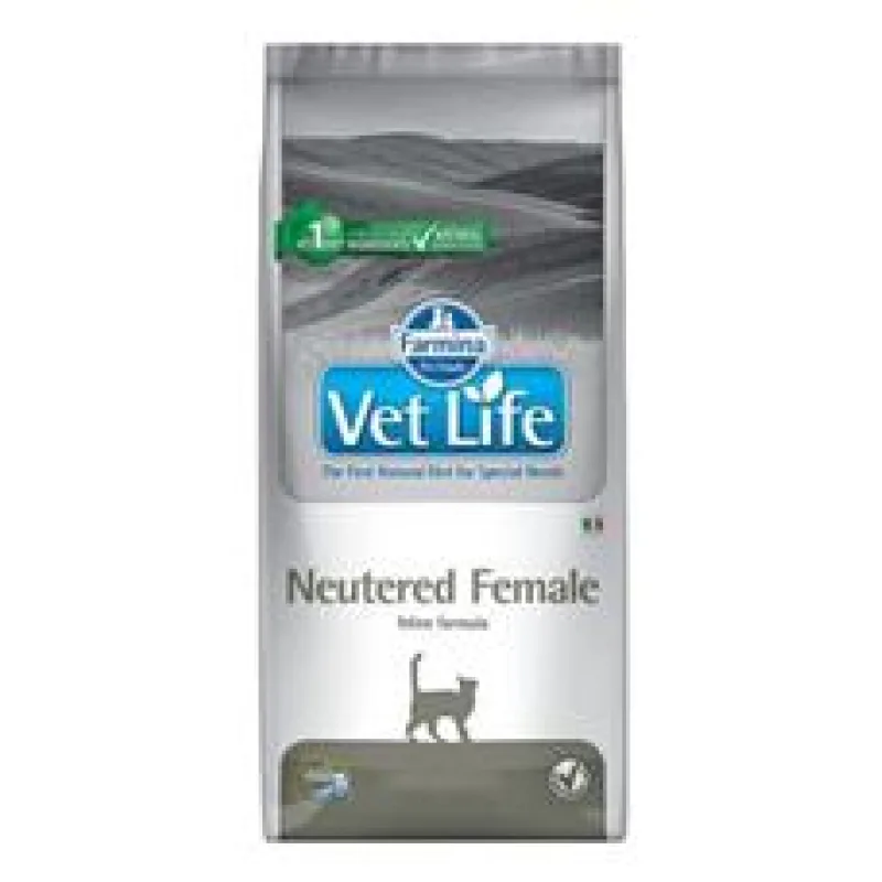 Vet Life Natural CAT Neutered Female 2 kg - exp. 10/25 - 1 ks skladem