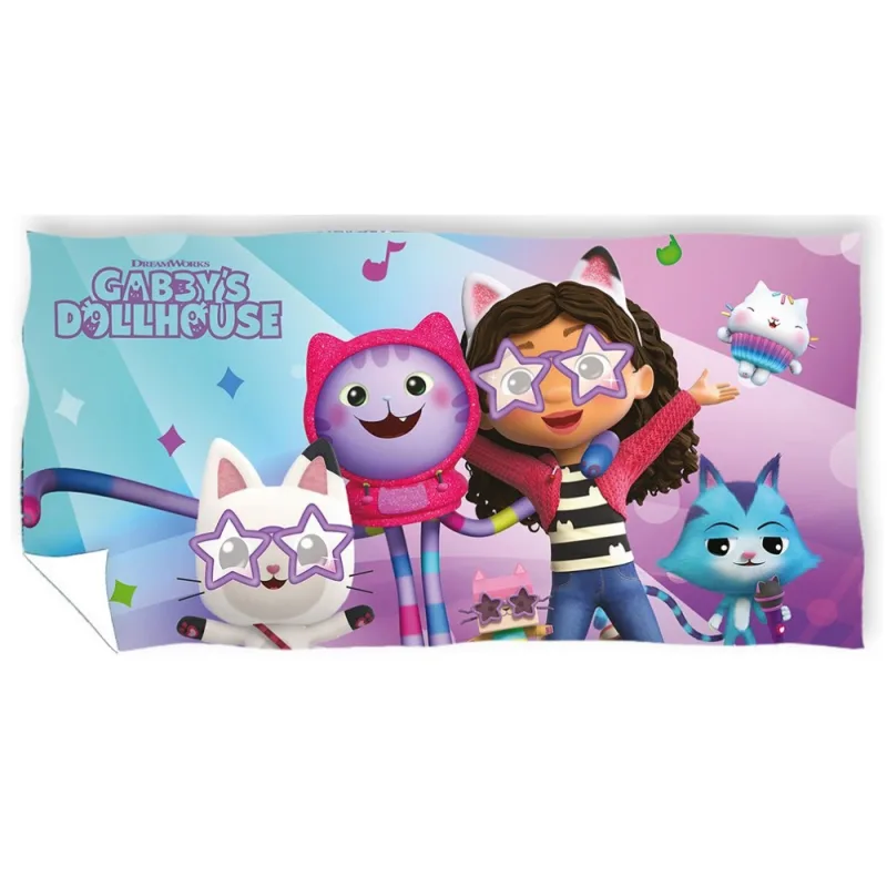 Detská osuška Gábinin Kúzelný Domček Rozjazdy pre Hviezdy 70x140 cm