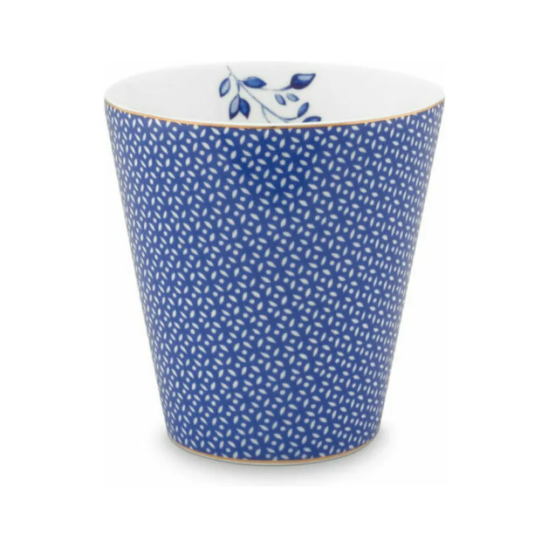 Pip Studio Royal tiles hrnek bez ucha 270ml, modro-bílý