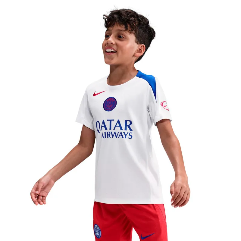 Nike Paris Saint-Germain FC - PSG tréningový dres biely detský 2025-2026