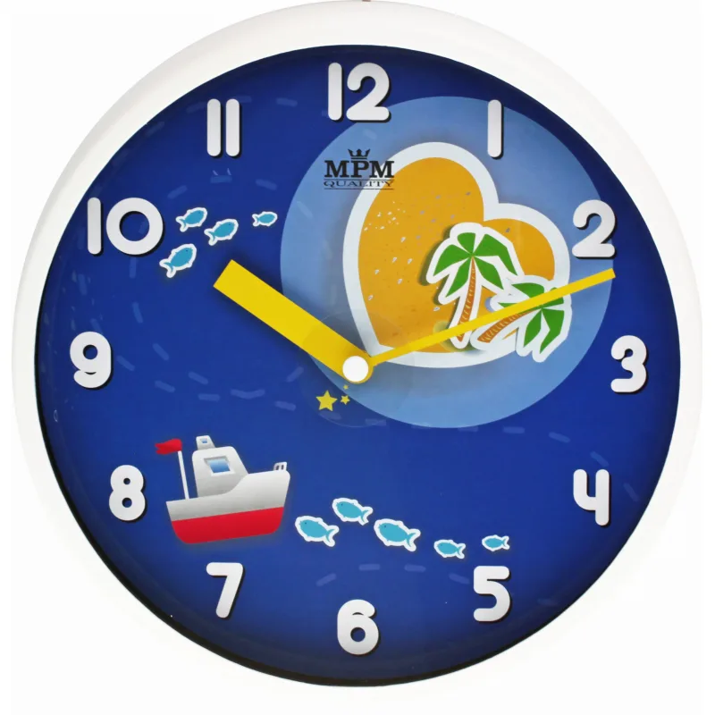 MPM Modré barevné dětské hodiny MPM E01.3091