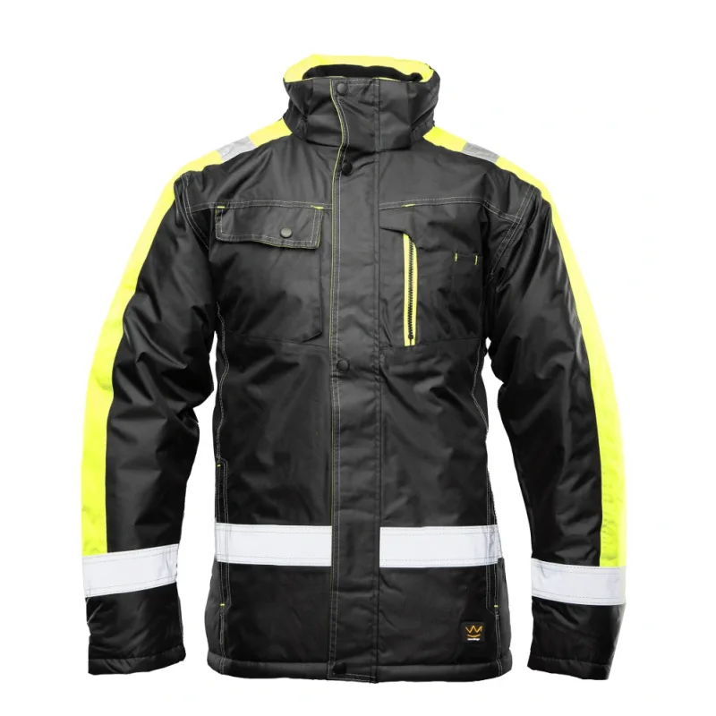 Polstar Seven Kings Rival BO reflexná zimná bunda Black/Yellow