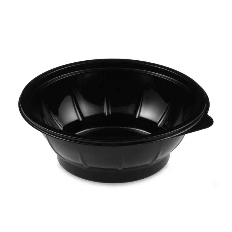Salátová miska černá 600 ml (PET) [50 ks] (74359)