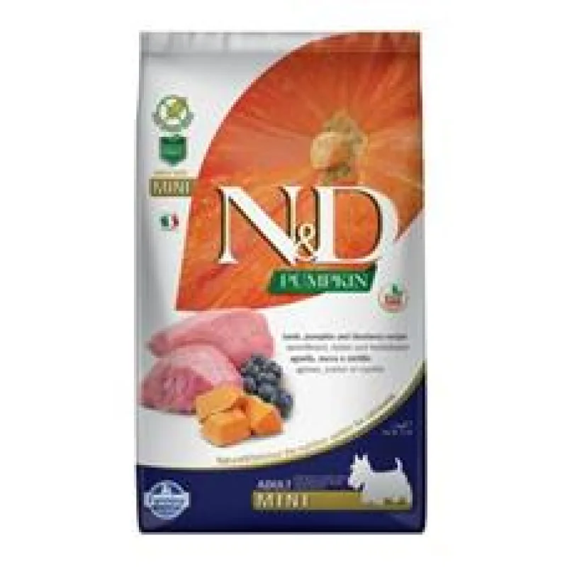 N&D Pumpkin DOG Adult Mini Lamb & Blueberry 2,5 kg