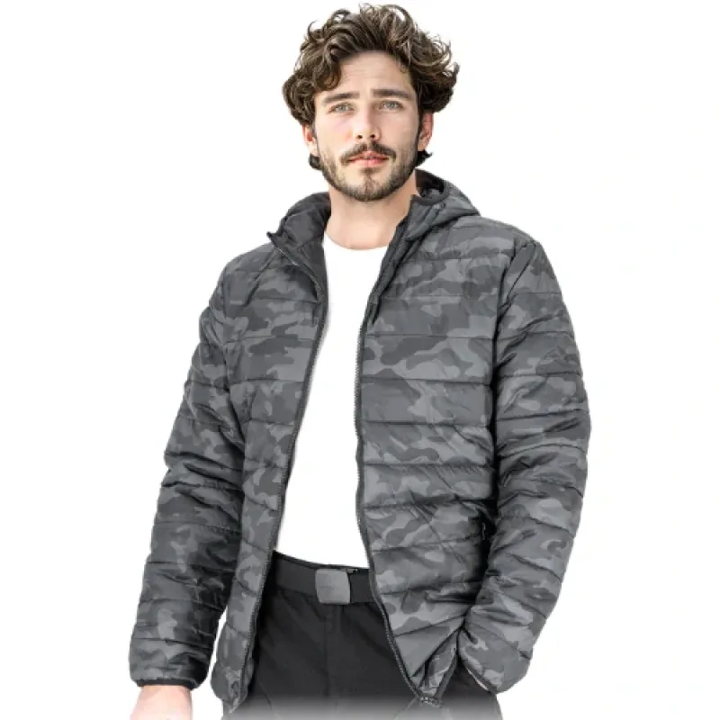 Reis SPINER bunda camo sivá